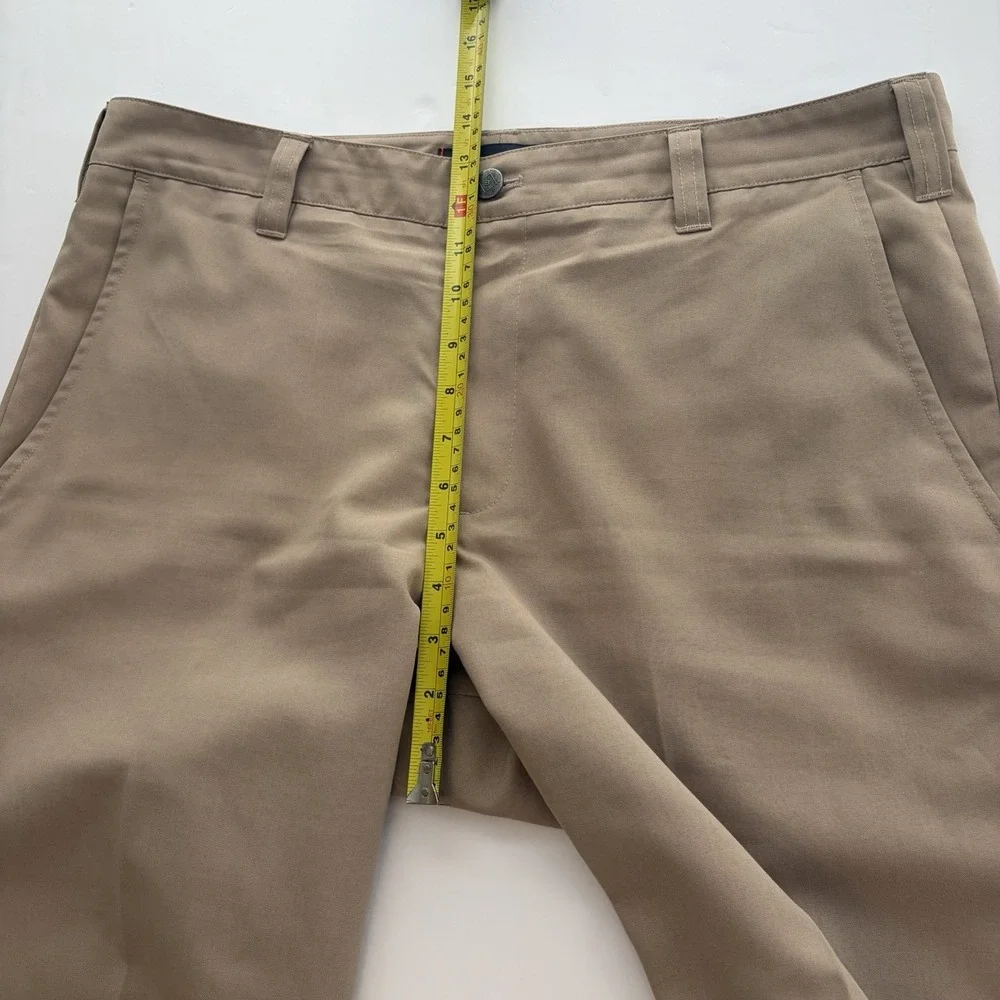 Bluffworks 35x30 Relaxed‎ Fit Mens Pants Chinos Tan Khaki Original Tech Travel